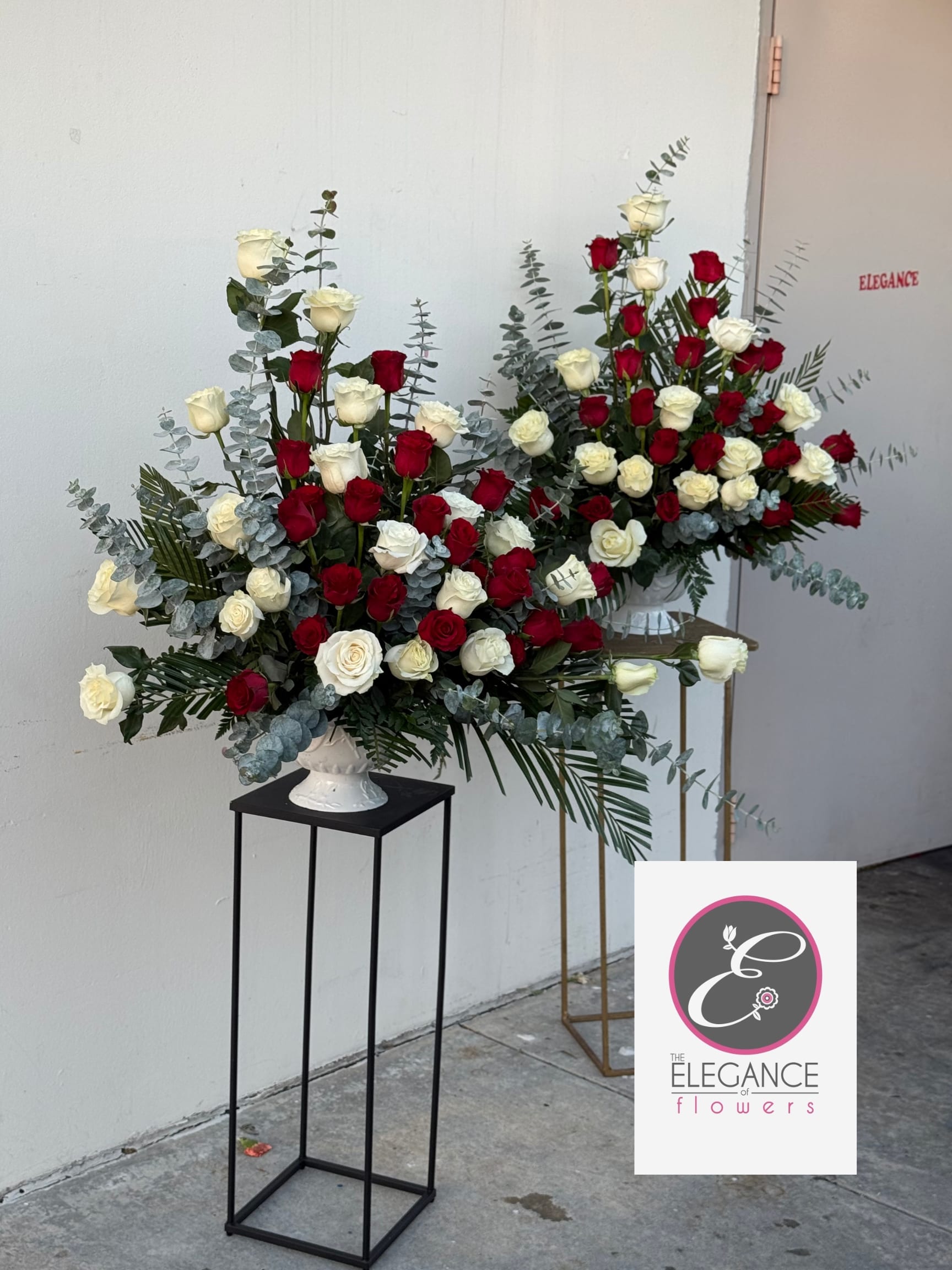 Elegant Pedestal Pair #1  - N/A