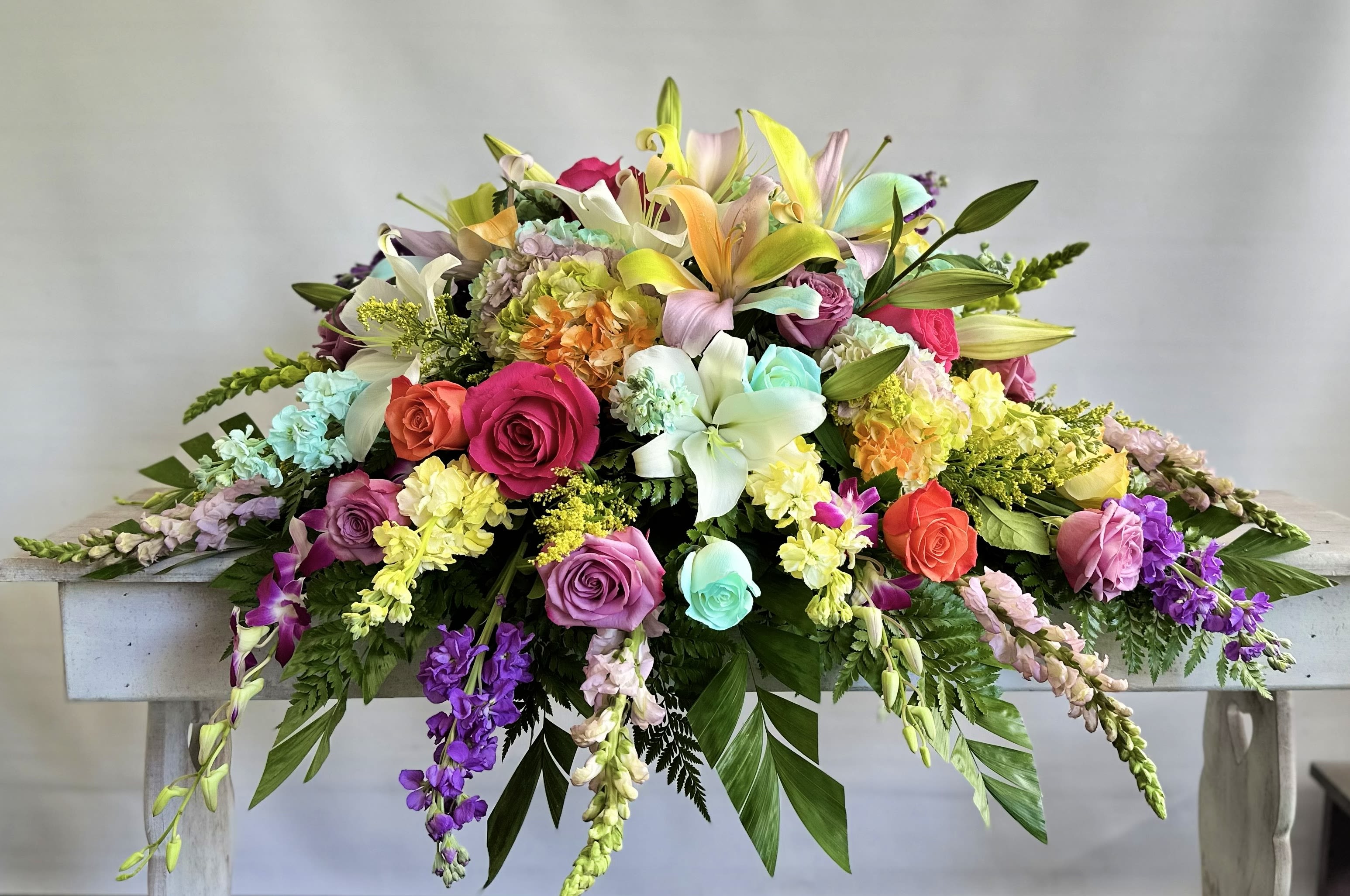 Tie-Dye Casket Spray - CS23 - Tie-Dye Casket Spray