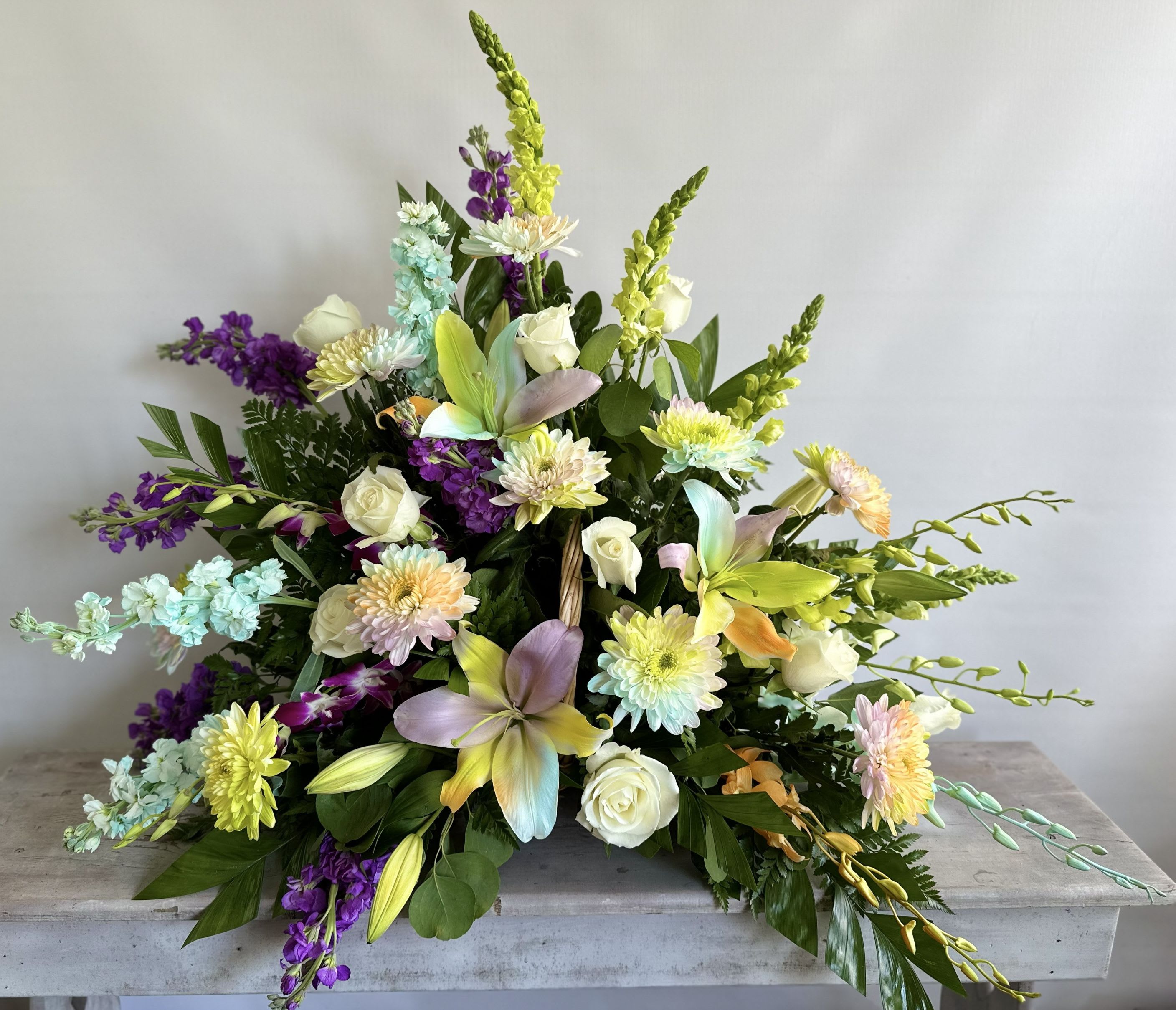 Tie-Dye Fireside Basket - FB1 - Tie-Dye Fireside Basket