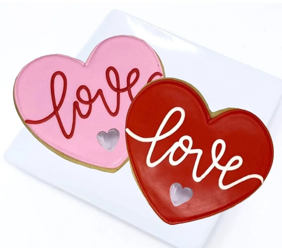 Love Cookies - Delicious Homemade Large Love Cookies