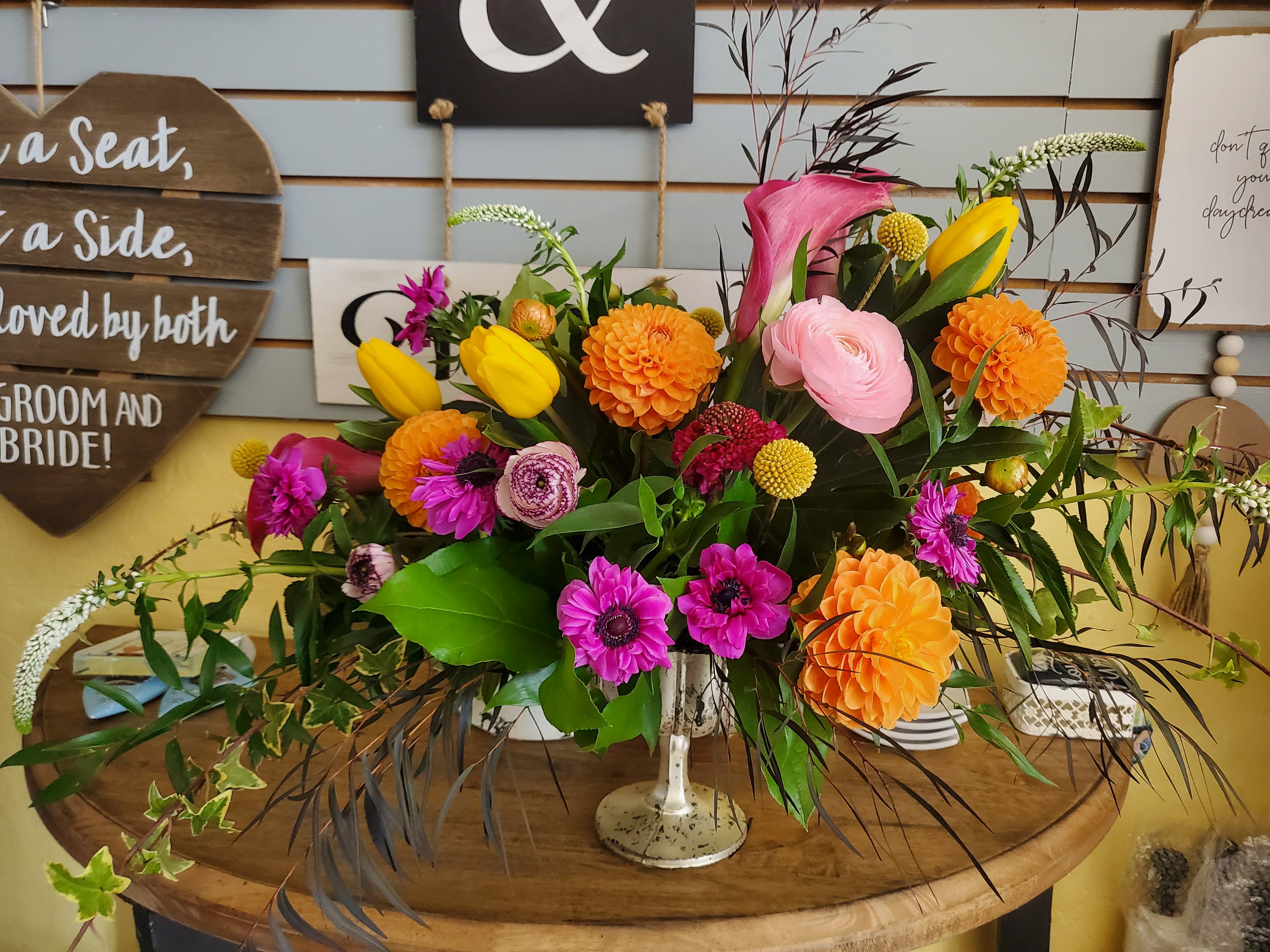 Cheaper Than Divorce Bouquet  - This amazing array of colors and flowers will definitely impress your partner, and be sure to get you "out of the dog house". Picture shown is Premium version. 