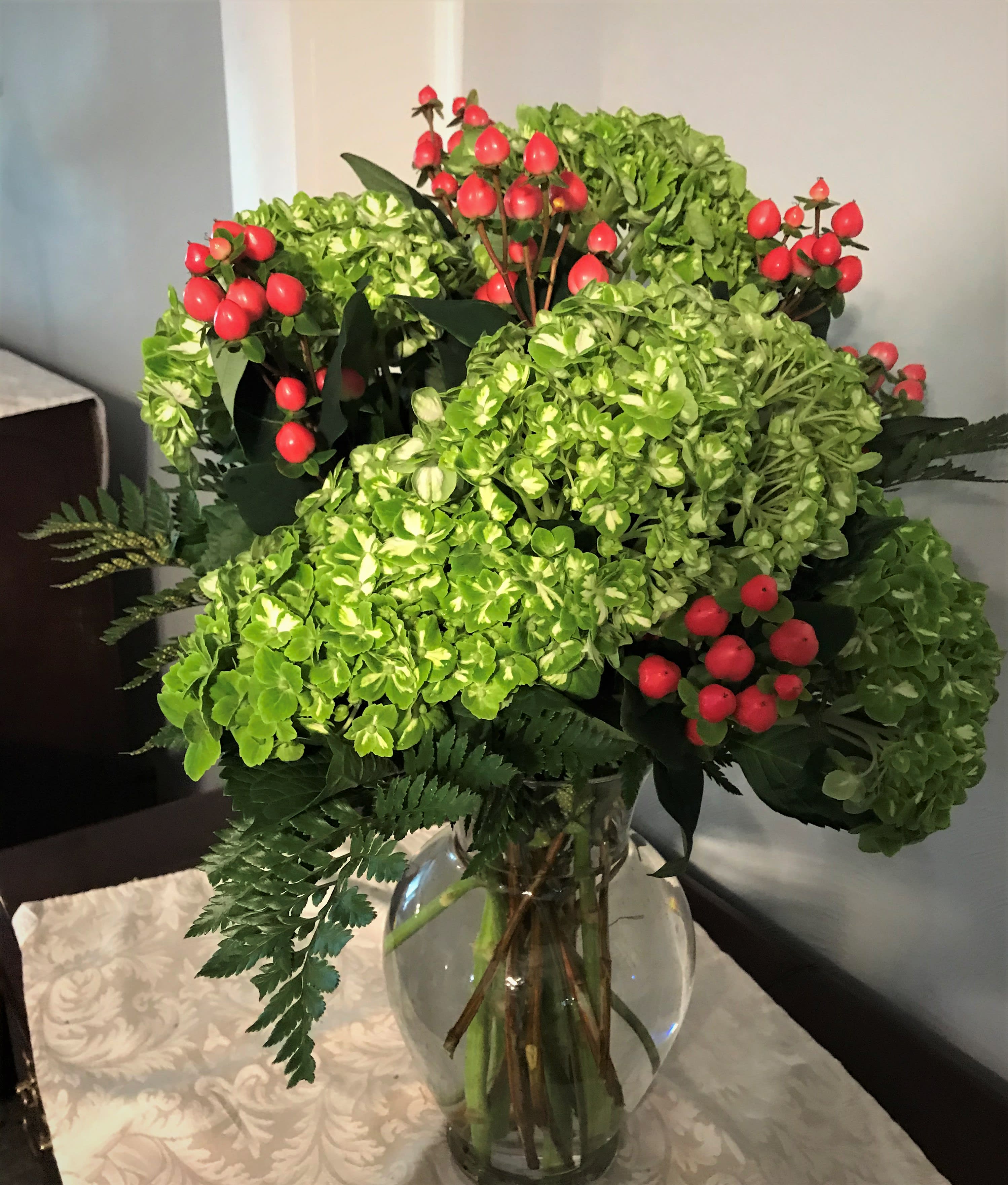 Shamrock - Shamrock hydragnea make ths bouquet more than special!!!!