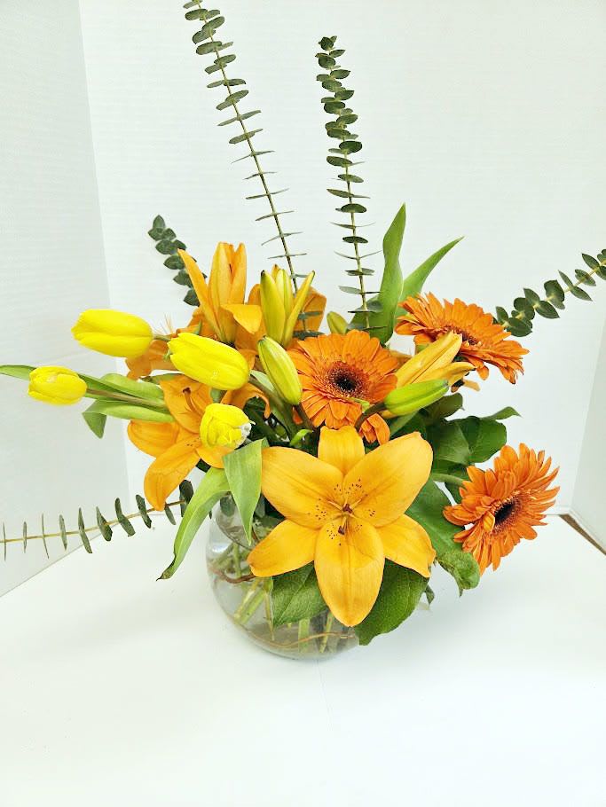 BRONZED TAN - Oranges and yellows.