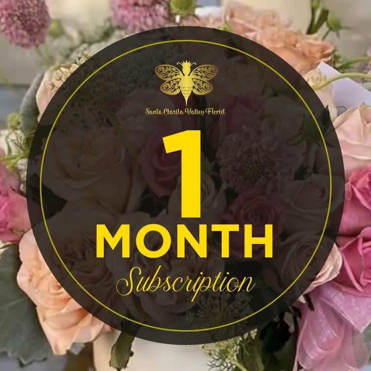 Weekly Flower Subscription - 1 Month - All subscriptions include delivery. Paid ahead of time based on the length of subscription purchased. Upgrade to Deluxe or Premium for larger arrangements. Perfect for treating yourself, gifting, and housewarming.  Weekly deliveries  