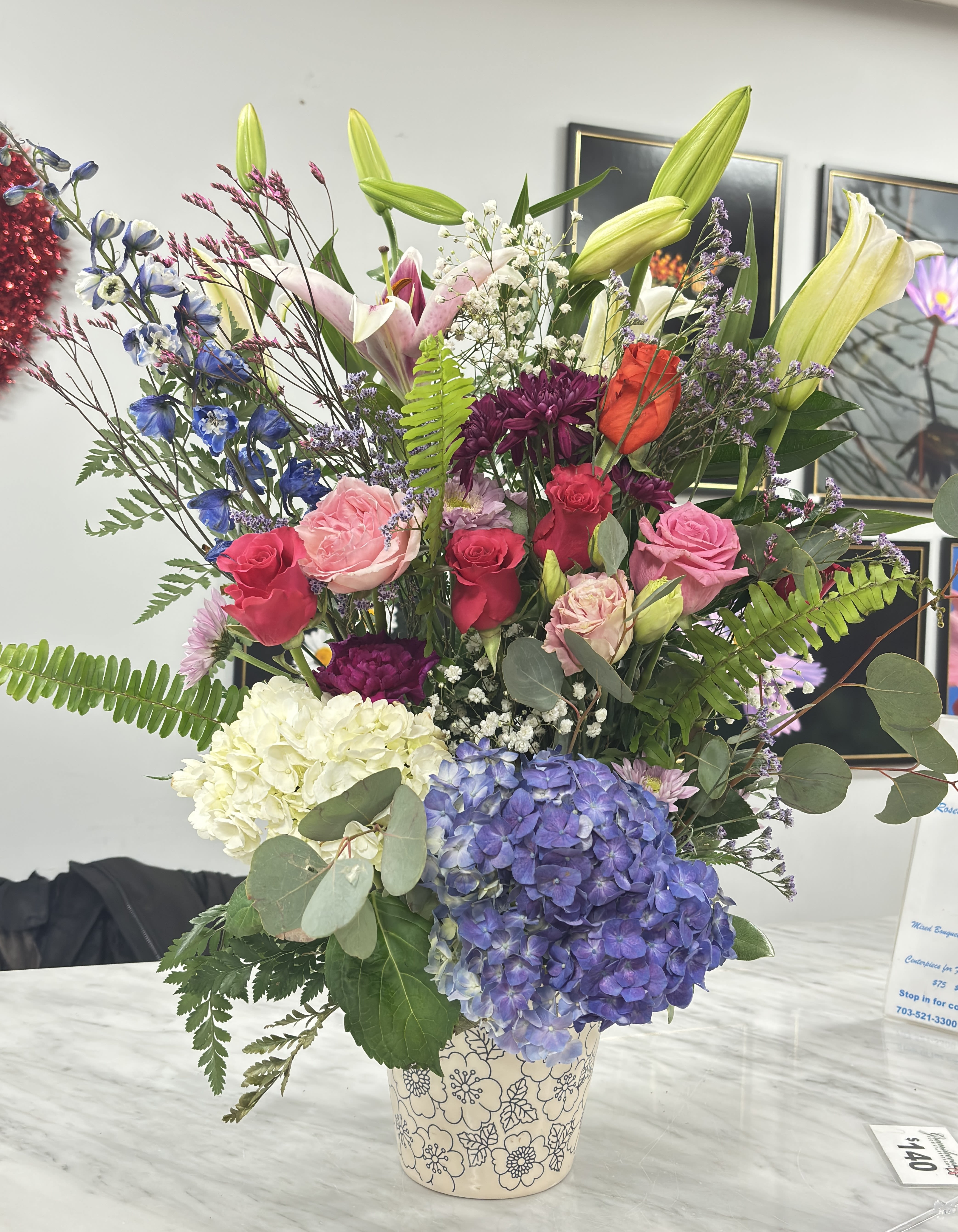 Designers Best - Each Day Designer creates a beautiful artistic flower arrangement of his choice using best quality flowers available.