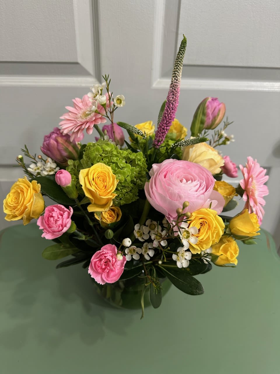 Blooms Spring Collection - Variety of Spring Flowers, Fancy greens