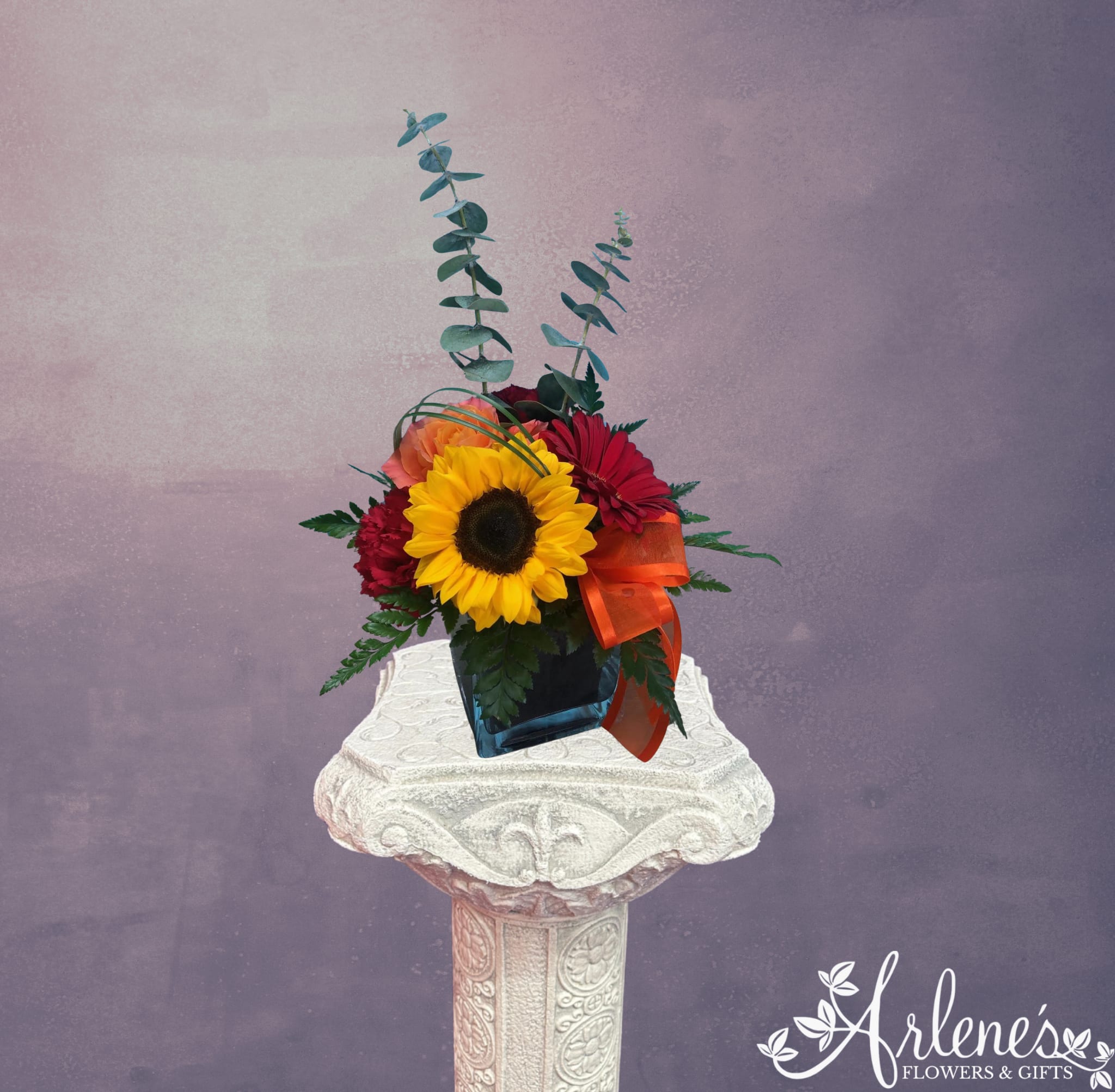  Compact Sampler Bouquet - If you choose this option, we will select both the flowers and color scheme. This is an example of what we can currently do for you at this price point. 