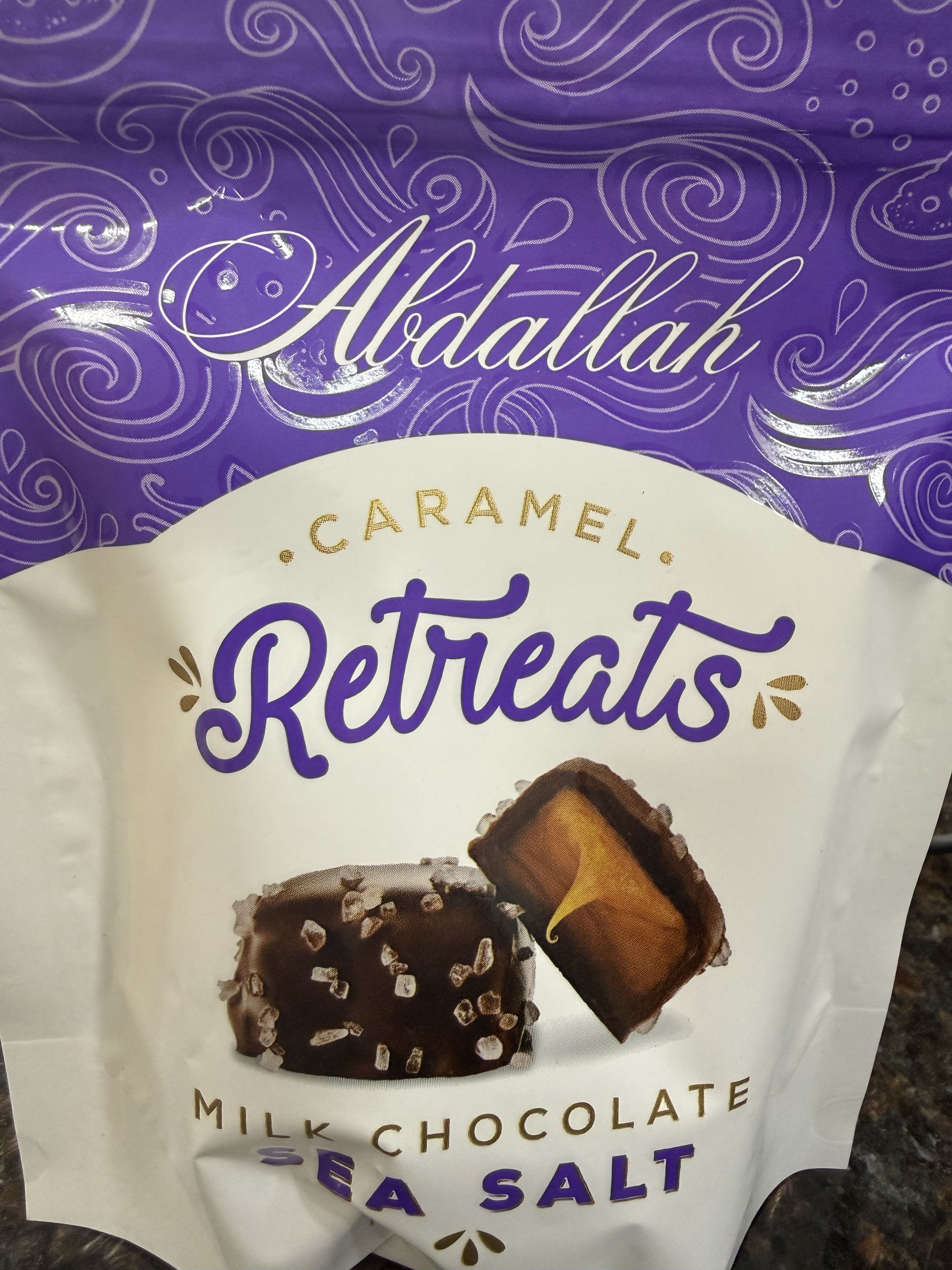 Abdallah Caramel Retreats Sea Salt - Famous Abdallah Caramel Retreats with Sea Salt and Milk Chocolate