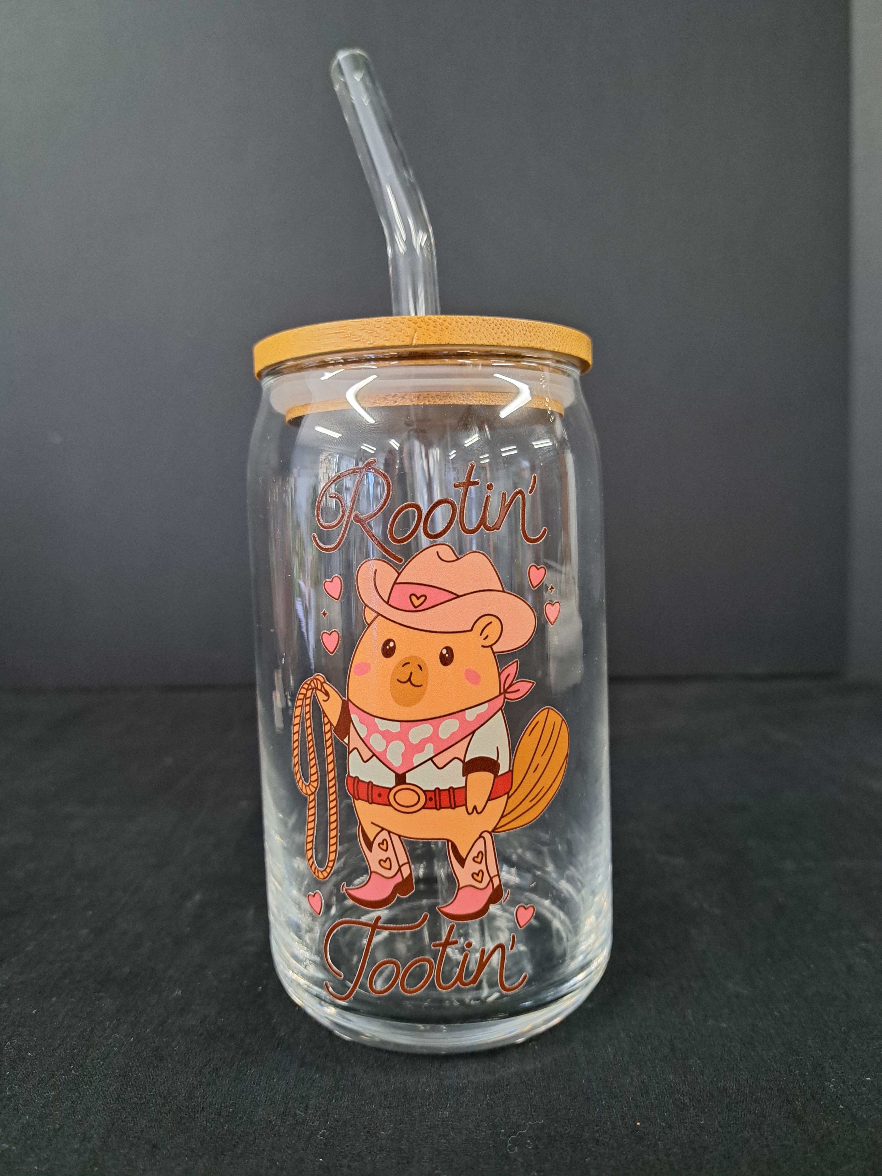 Rootin' Tootin' Cup - Handmade beverage cup.