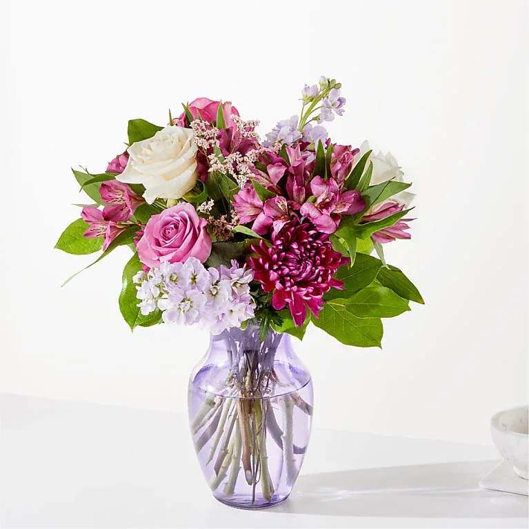Amethyst Dreams Bouquet - With its soothing color palette and graceful design, the Amethyst Dreams Bouquet is sure to leave a lasting impression and evoke a sense of serenity and beauty.