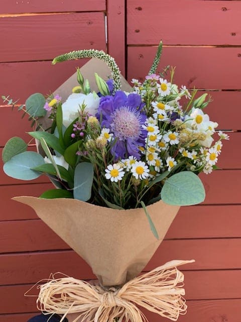 Wildflowers Bouquet - Seasonal wild flowers arranged in a bouquet (no vase).   Please note, bouquet may slightly differ from photo as seasonal wild flowers are used. 
