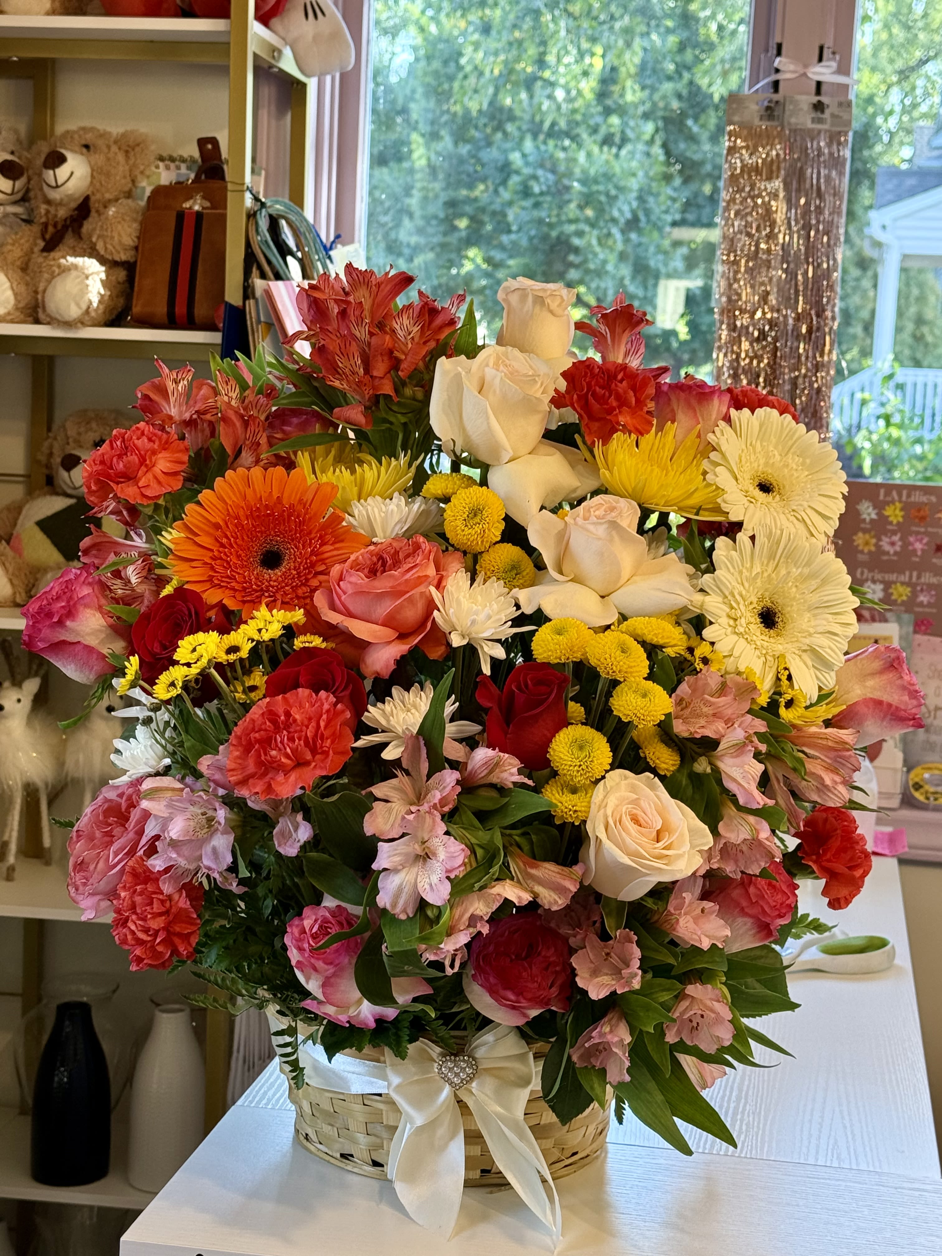 Premium Box Of Blooms - Big wooden box of beautiful flowers it is a unique style from Anita's flower shop, perfect for any special occasion or just because. 