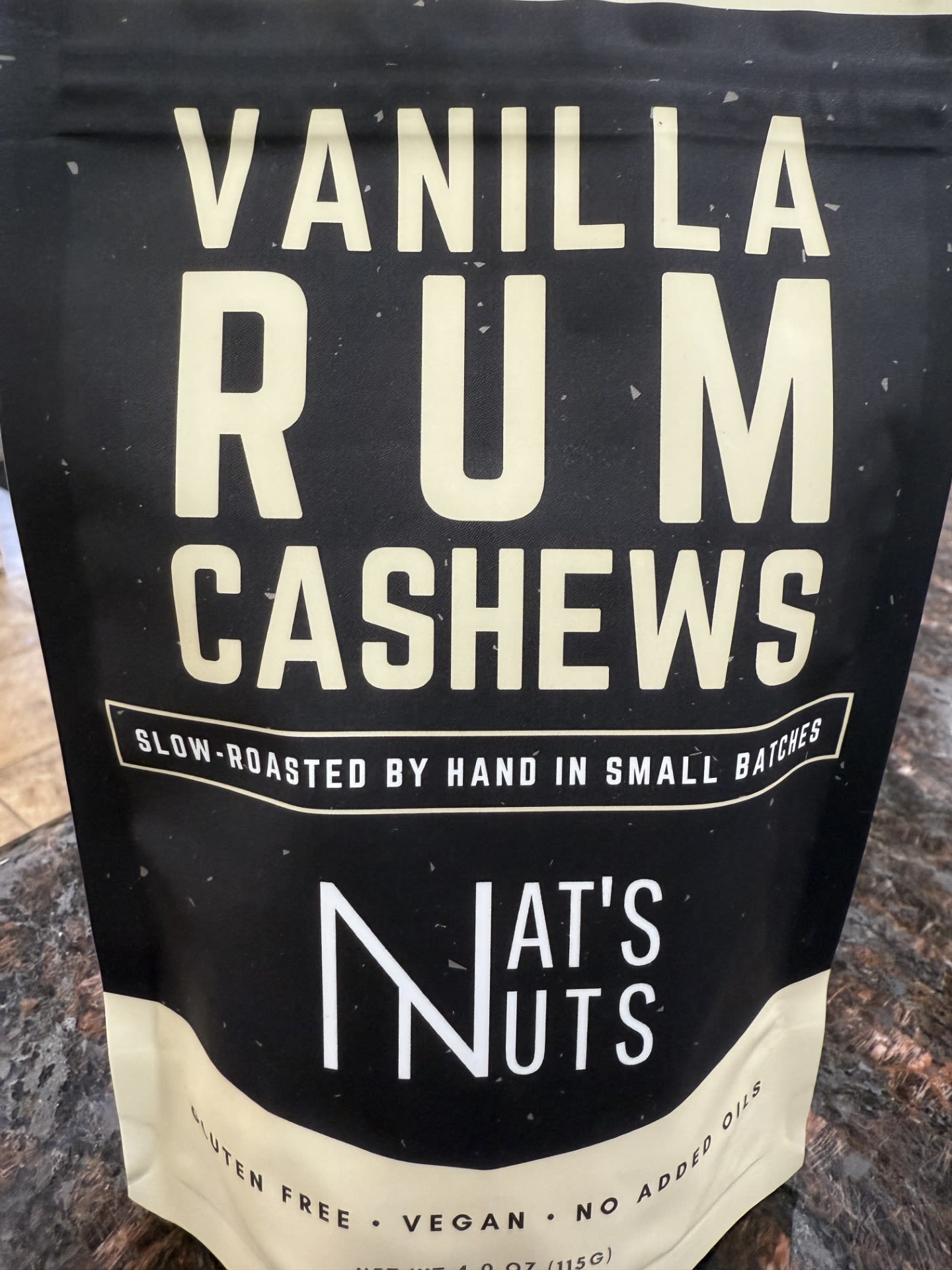 Vanilla Rum Cashews - Roasted by hand to ensure a consistently delicious product.  They are perfect on a charcuterie, or on their own as a healthy treat.