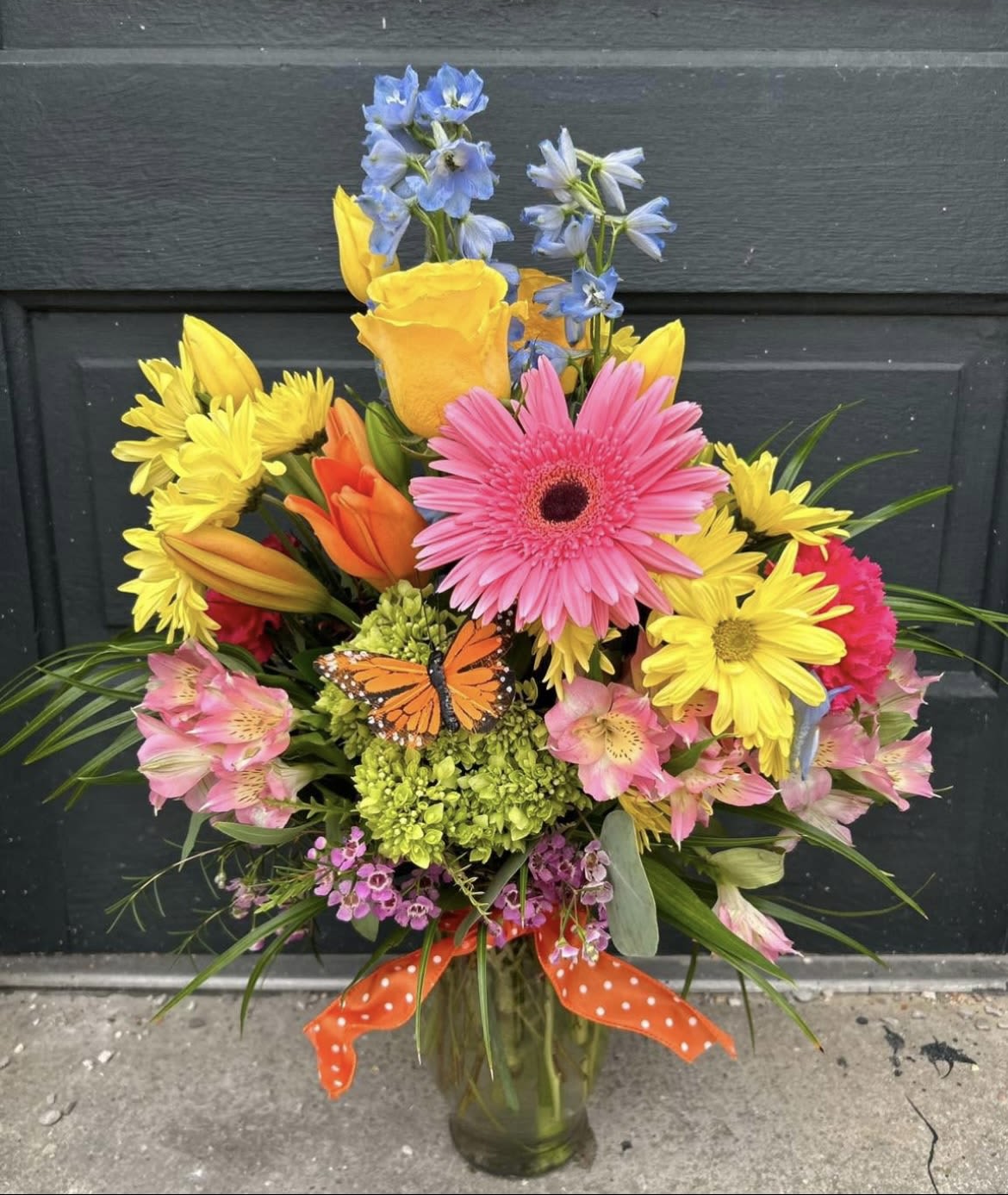 Everyday Blooms - Beautiful blooms create this gorgeous vase arrangement to brightens anyone’s day.