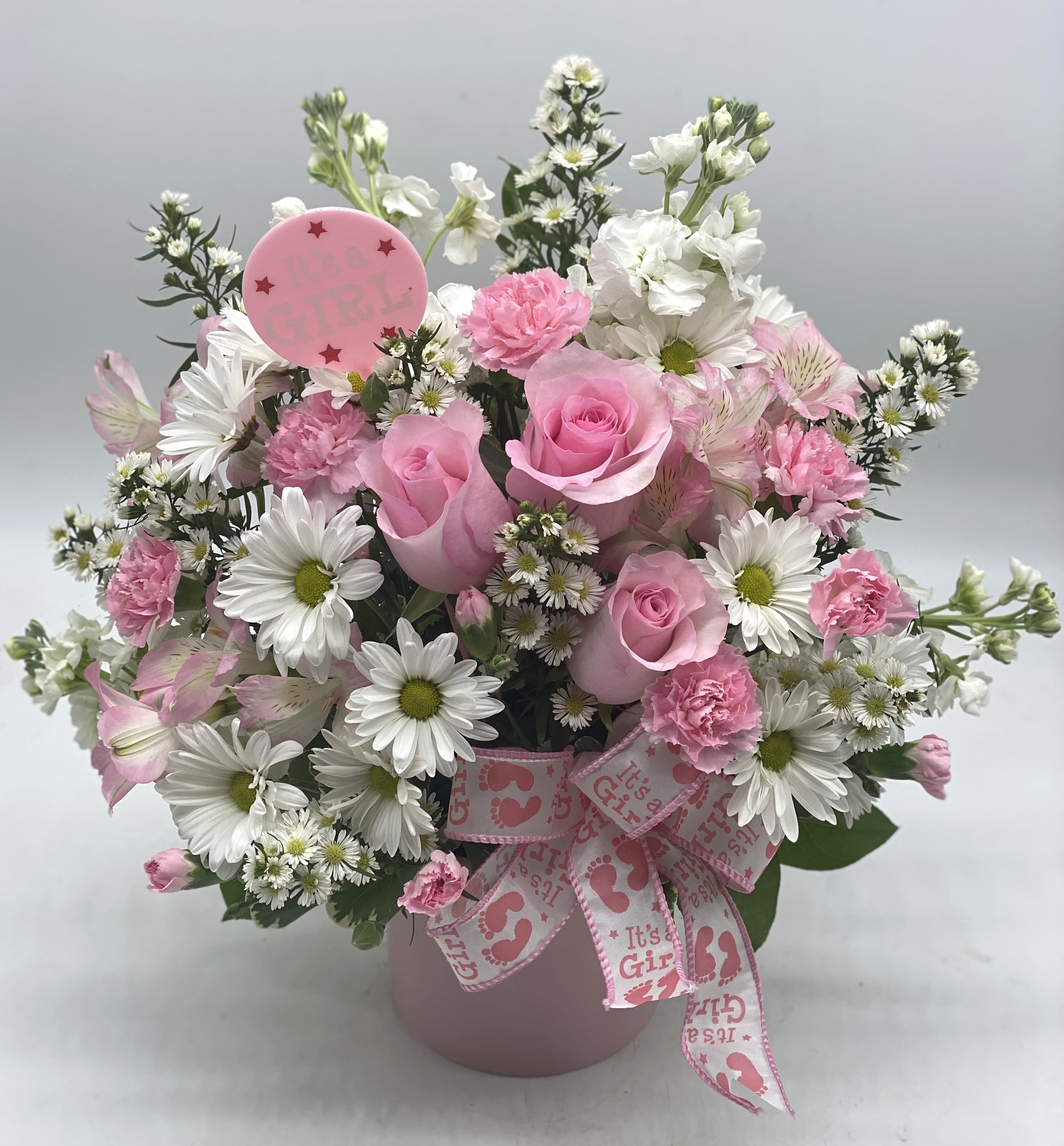 Sweet Baby Girl Bouquet - A beautiful way to welcome a new baby girl into this world!!
