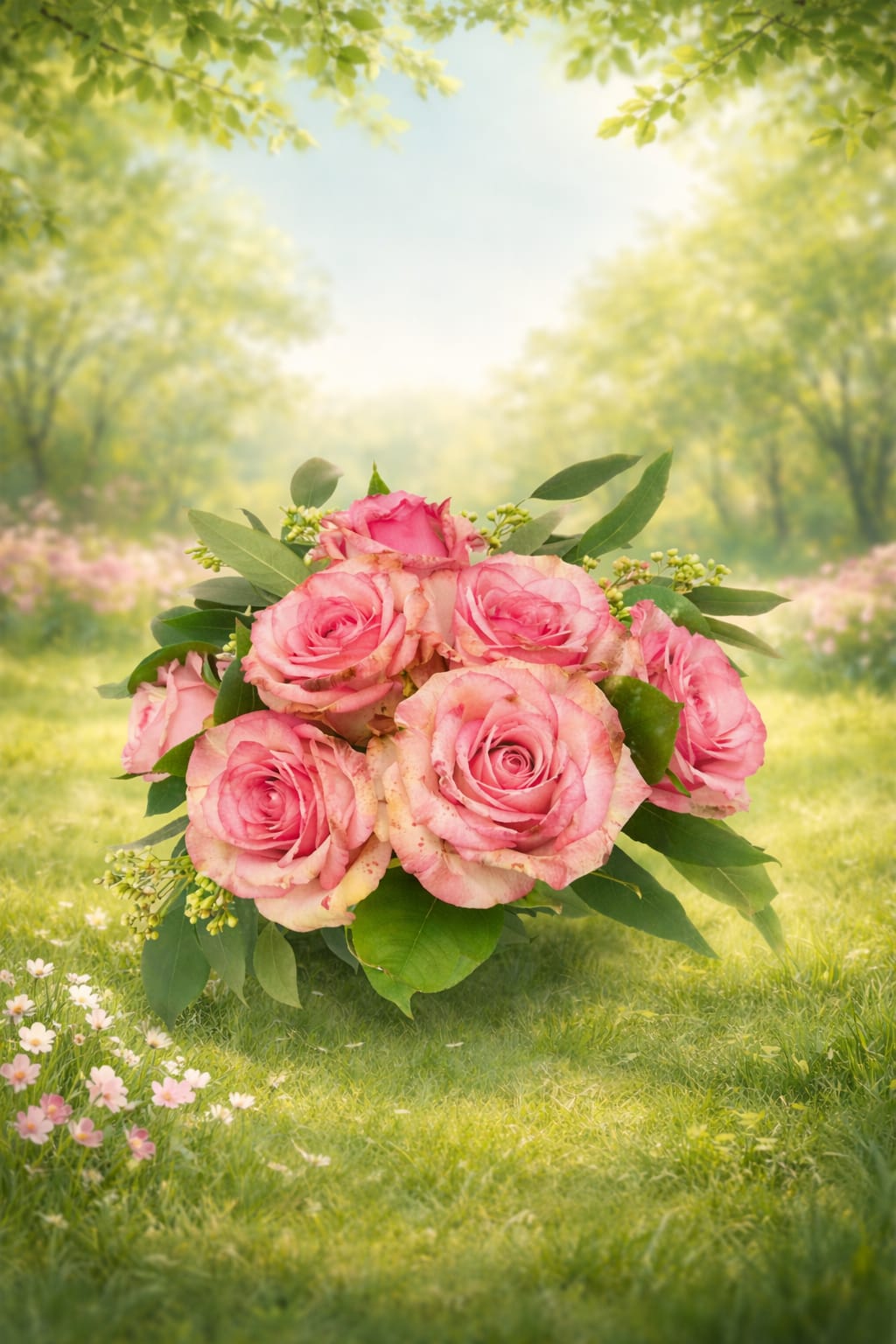 RV12MTP Magic Times Roses Parisian - RV12MT Magic Times Roses – A bold departure from the traditional, these stunning Magic Times Roses bring a fresh and modern touch to any tribute. One of the newest and most captivating rose varieties, they bloom beautifully and last exceptionally well. Available in 12, 18, or 24 stems, each arrangement only becomes more breathtaking, making this a truly special and unforgettable choice. Our Rose Prices Remain The Same All Year Round. 