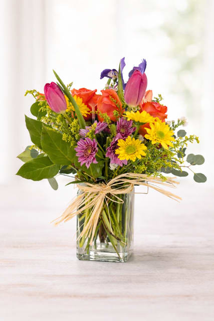 Many Thanks  - roses Tulips and more 