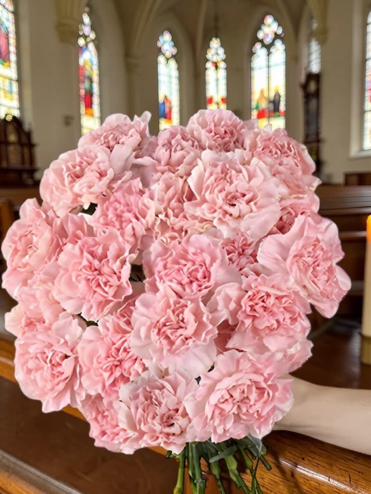 Ministry: Bulk Carnations for Services &amp; Mother’s Day - Ministry: Our bulk carnations are a simple and meaningful option for Mother’s Day and other church services. Priced per stem, each flower is fresh and ready for easy distribution to your congregation. Pink is the standard color, with other color options available upon request prior to checkout. Ideal for honoring mothers, special services, or congregational gifts.
