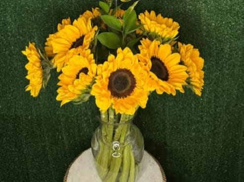 Sunflowers - Sunflowers. Flowers and color substitution might apply