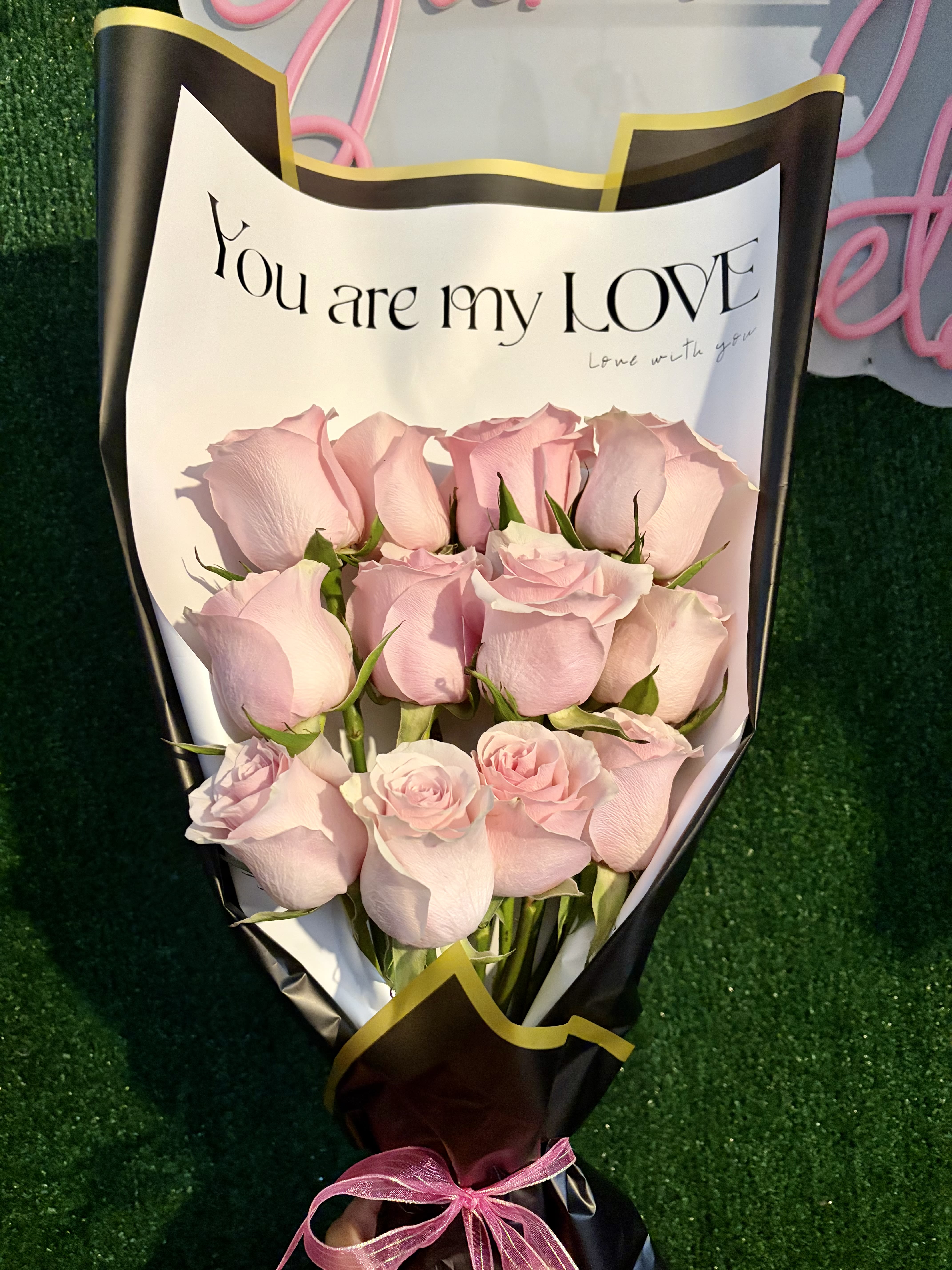 You are my love - Flowers and color substitution might apply