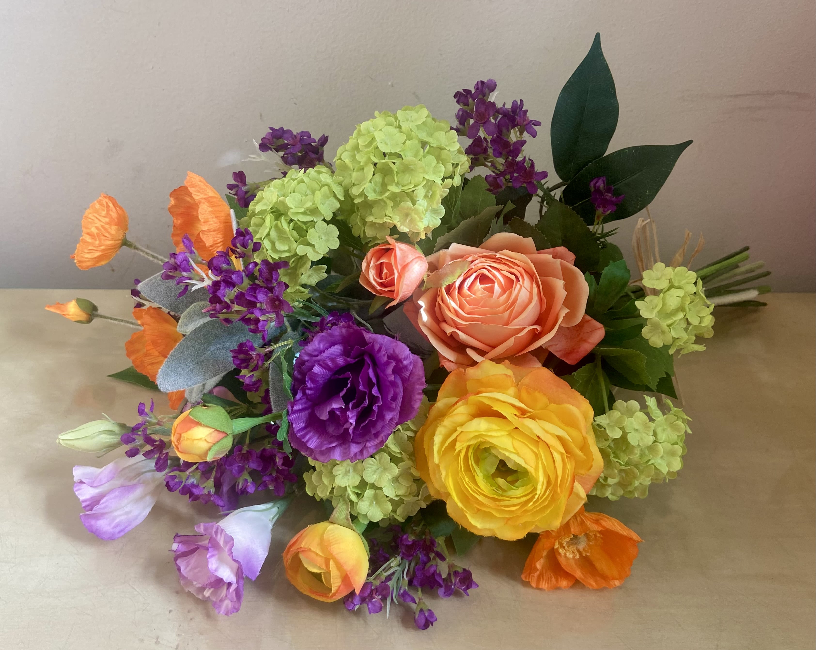 Be Happy Bouquet - Silk Florals - Lovely Silk Blossoms Bouquet looks so natural!  The gift that brings lasting happiness and never fades. 