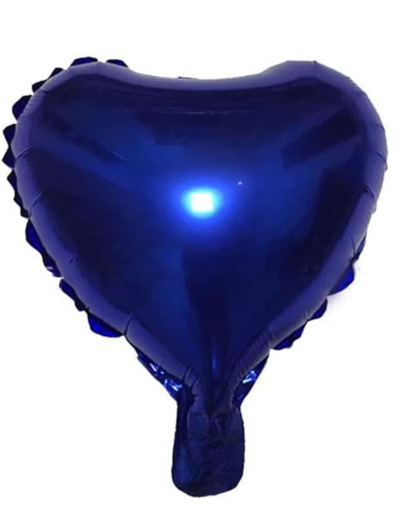 Navy blew Heart balloon - Hilum filled 18 inch heart balloon