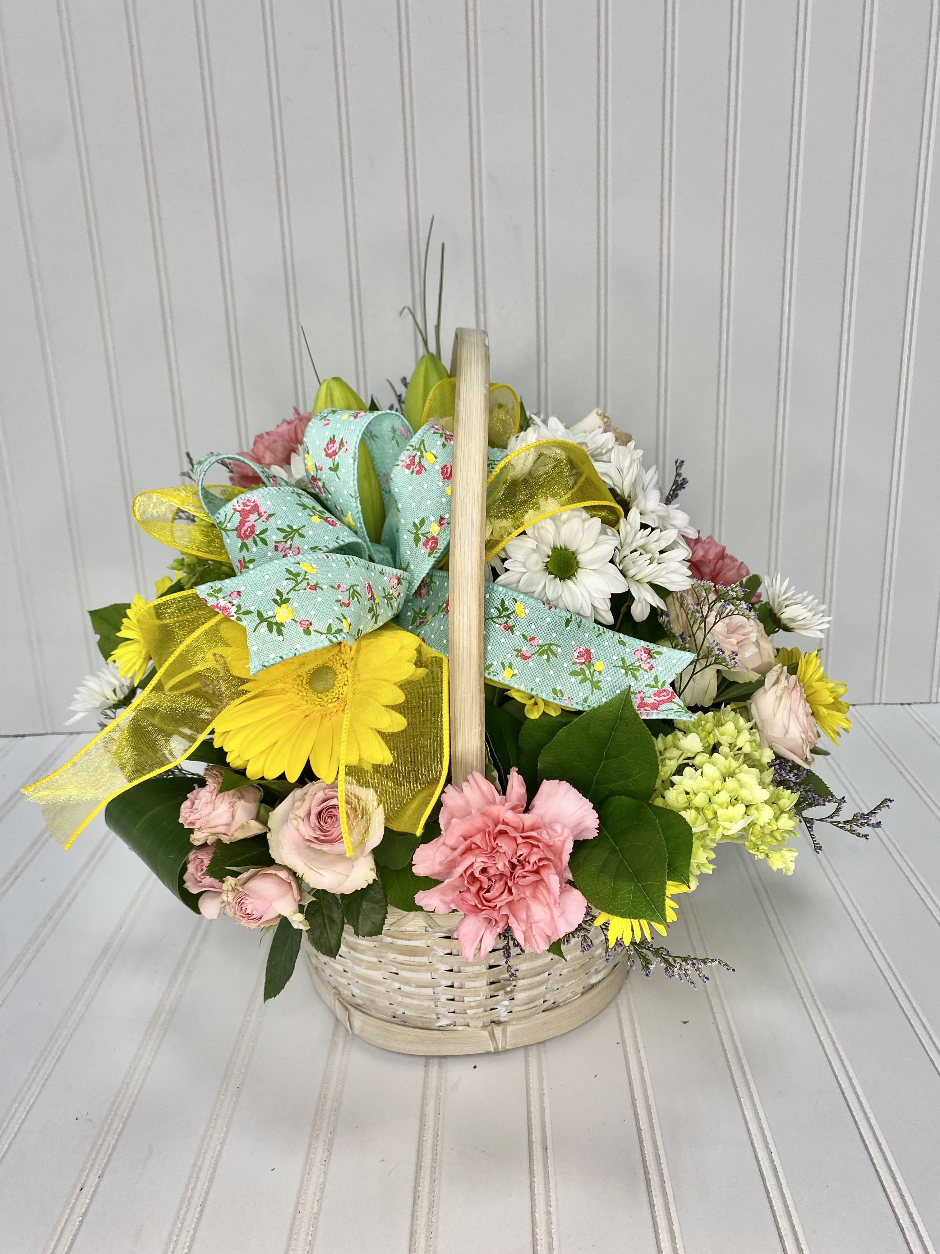 Gale’s Garden Party - Basket full of beautiful flowers that will put a smile on anyone’s face!