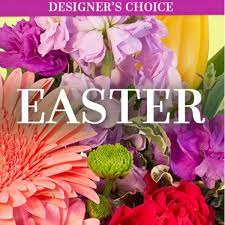 Easter Designer Choice - Not sure what to send? No worries. Let our talented designer choose from the wide variety of flowers in stock to create a truly one of a kind Easter gift.
