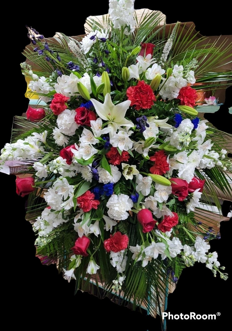 Lilly in the Valley - Standing spray for funeral