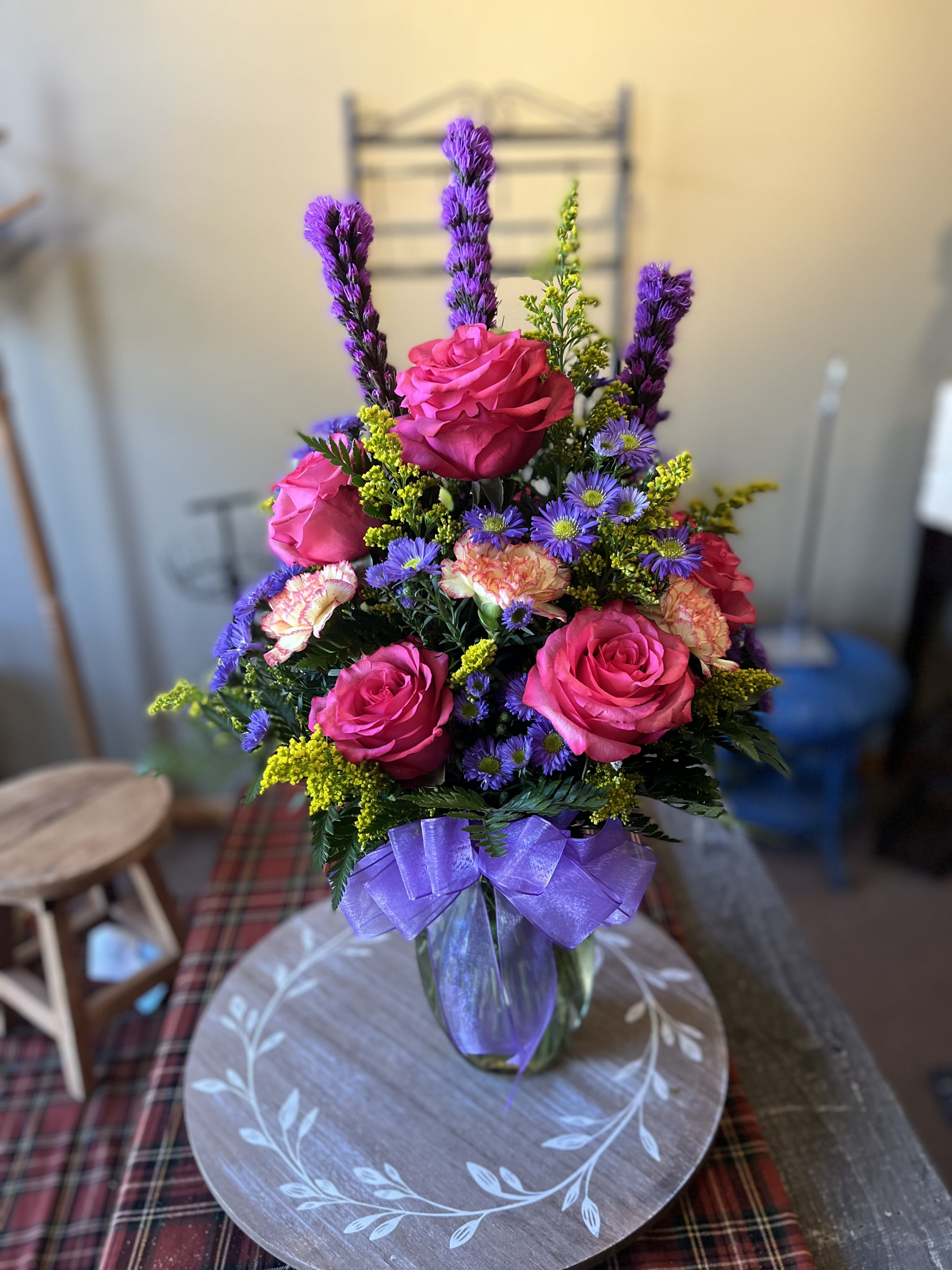 Josephine - Colors and flowers may vary based upon availability.