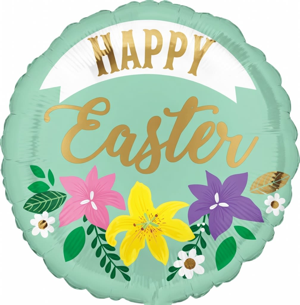 Easter Mylar Balloon - 1 Easter Mylar Balloon
