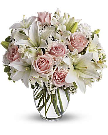 Teleflora Arrive in Style - An exquisite bouquet of roses, lilies, alstroemaria, pompons and filler flowers. Just perfect for every day.