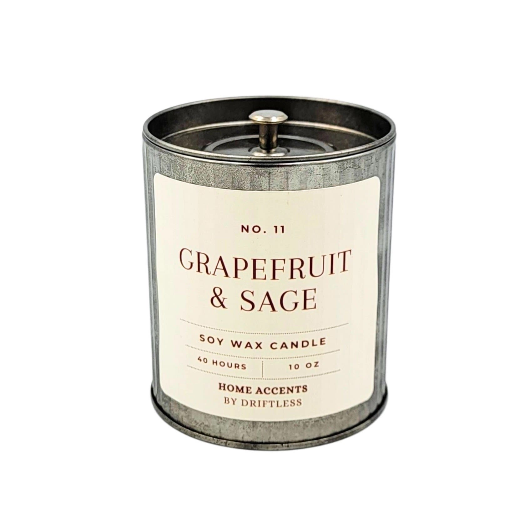 Grapefruit &amp; Sage Candle - Grapefruit &amp; Sage has a zesty grapefruit burst brightens the air, mingling with the herbal calm of sage and a citrus twist, all rooted in a grounding, earthy musk.  Grapefruit &amp; Sage Scent Notes Top – Grapefruit Middle – Sage, Citrus Base – Earthy Musk