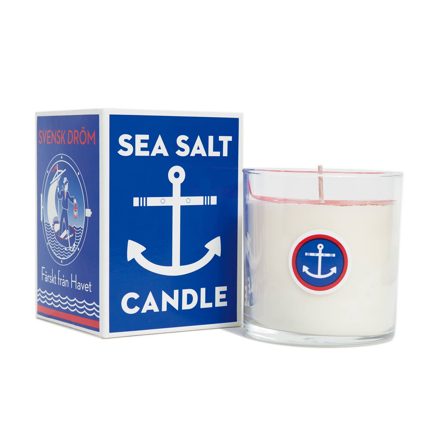 Sea Salt Candle - Fresh from the sea to light up your day (and night). This incredible candle features a GMO-free soy wax base and sturdy cotton wick, for an extra clean &amp; beautiful burn. Enjoy 80 hours of this signature sea salt scent: crisp, salty, ocean air – just like a day at the beach. 10oz. Your candle will arrive wrapped in tissue paper, gift bag and topped with ribbon.