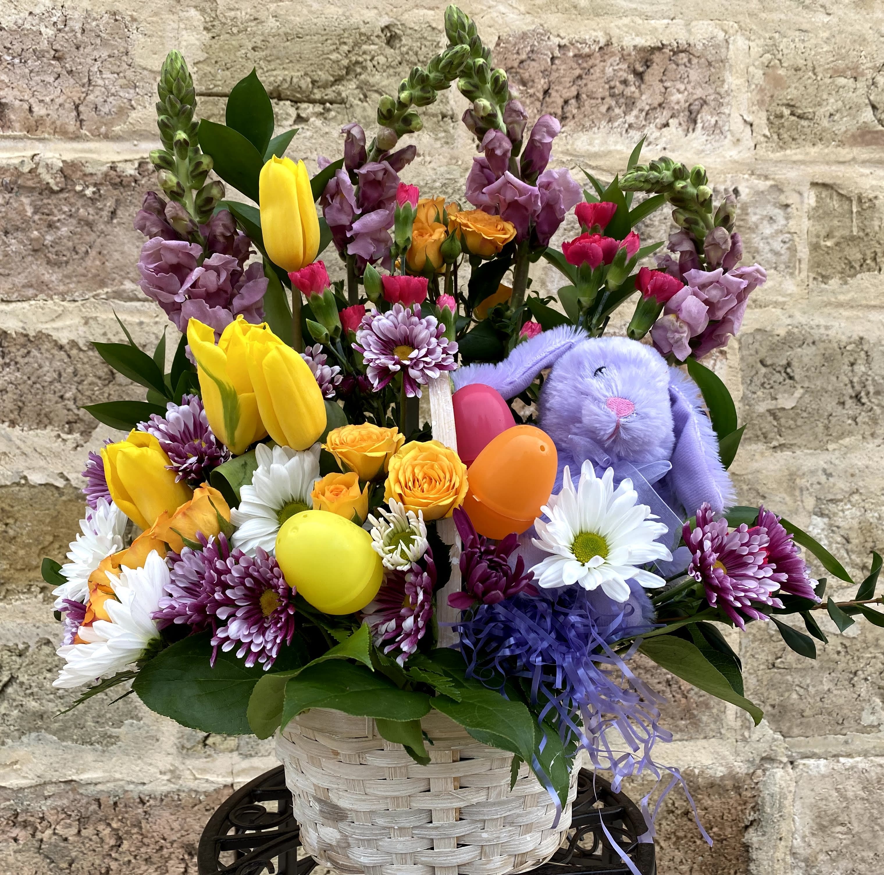 Easter Egg Hunt Basket - The perfect springtime gift from the Easter Bunny for your loved ones. 