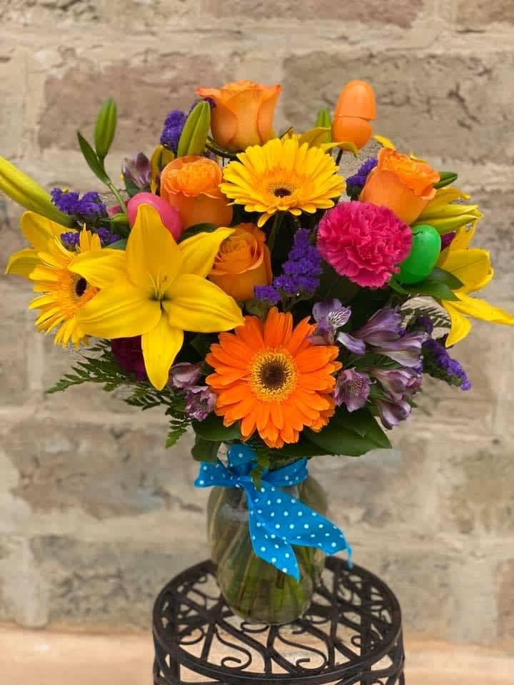 Spring Brightness  - Assorted Flowers with Bright and beautiful colors to enhanced Easter Spirit.