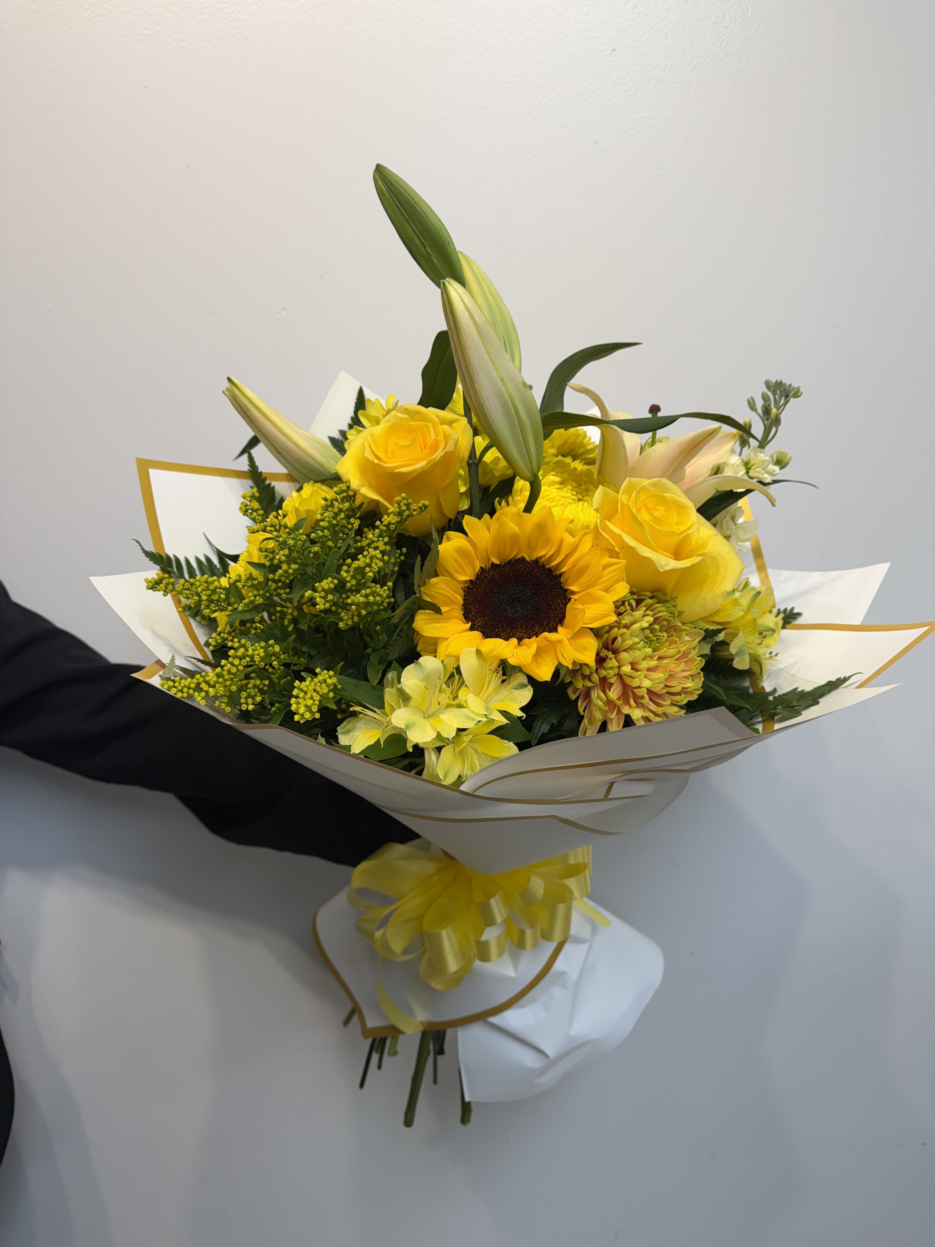 Make me smile - A mixture of yellow flowers.