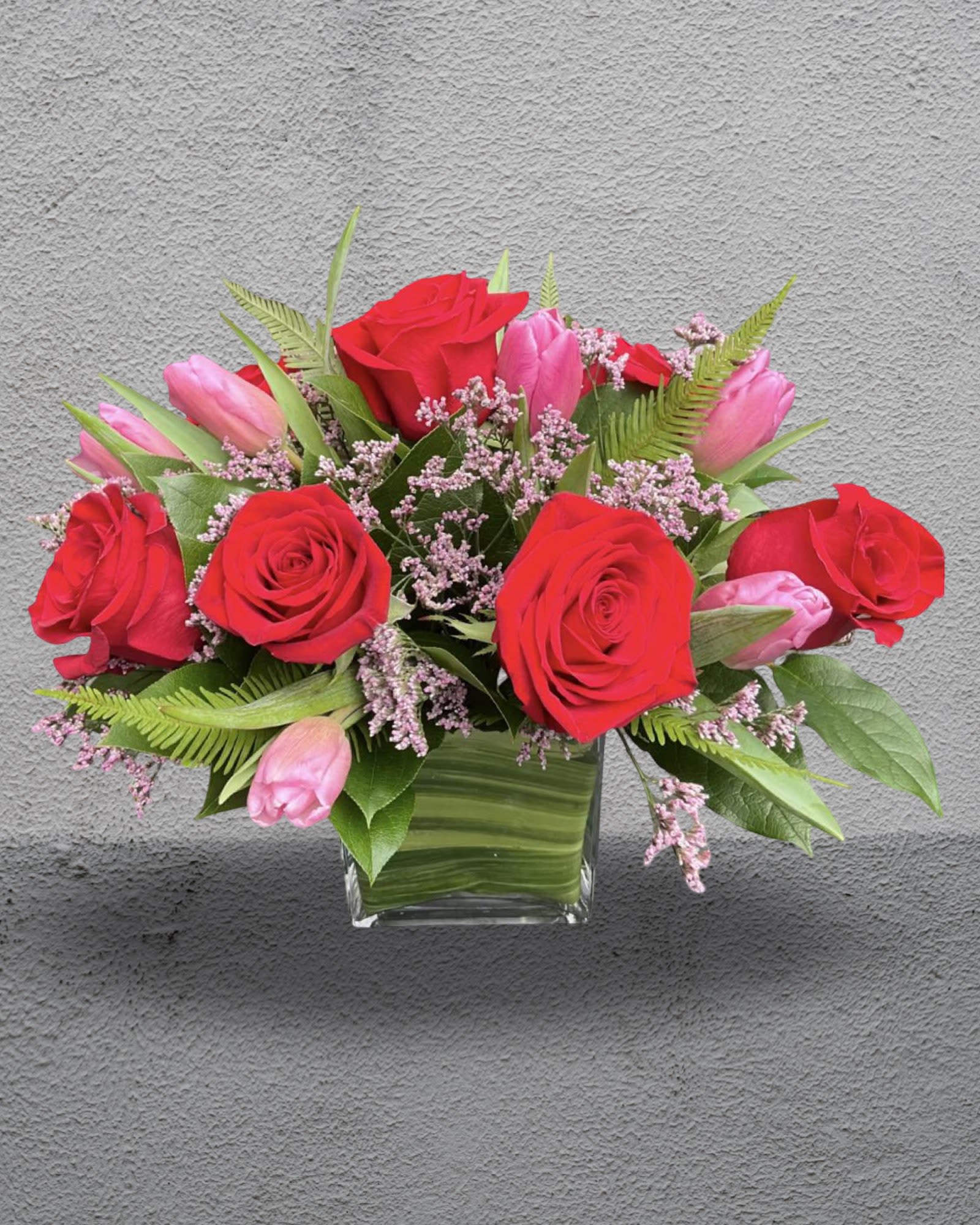 Broadway Love - The combination of tulips and roses has never looked better for Valentines 