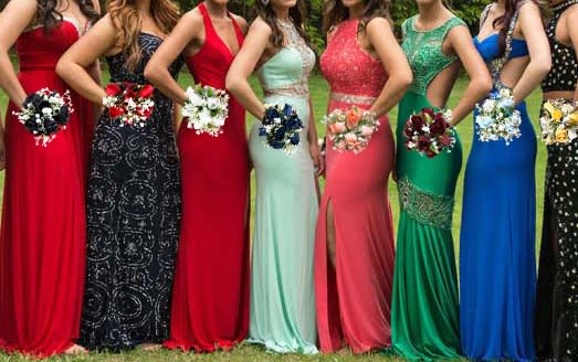 Custom Prom Bouquet - Customize your perfect prom accessory!  Add your color selection in the special instructions section or call to discuss options. 