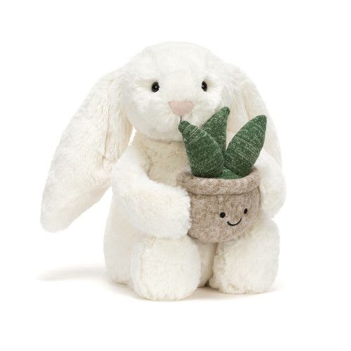 Jellycat Bunny with Plant - Jellycat Bunny with plant