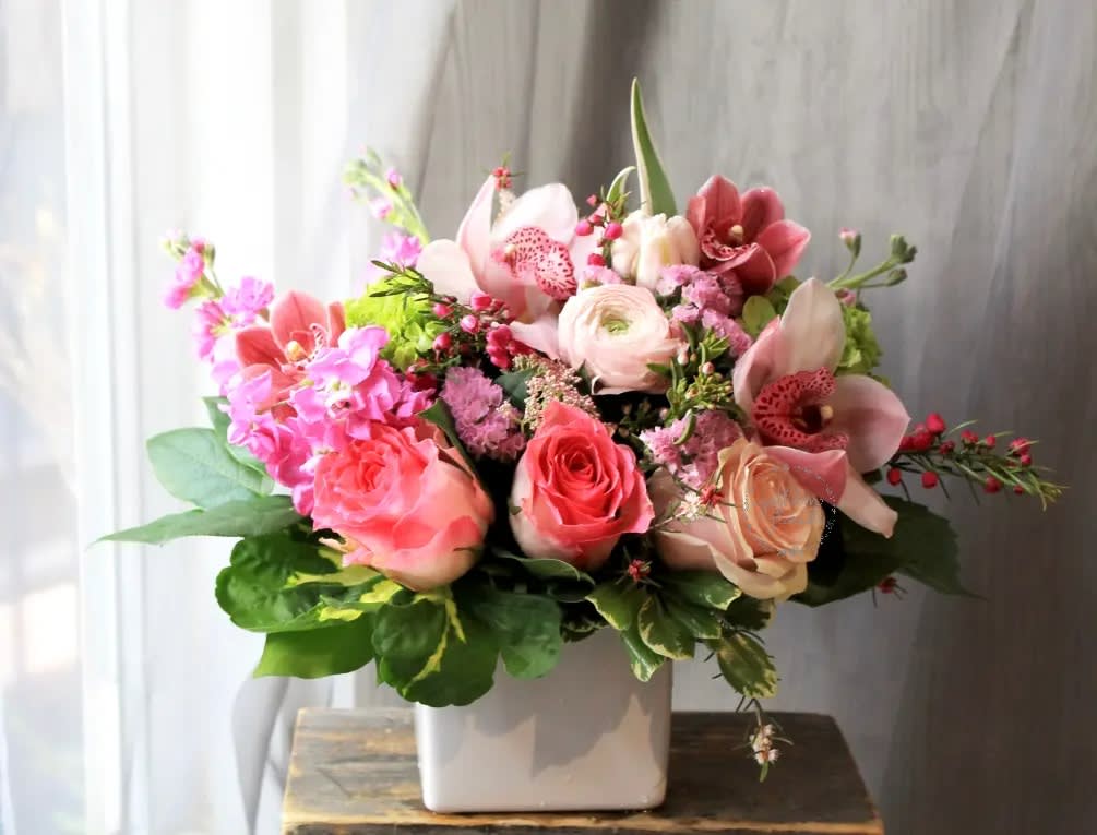 Beauty - A beautiful mix of pink flowers. Send the best flowers from the best florist in new york city.