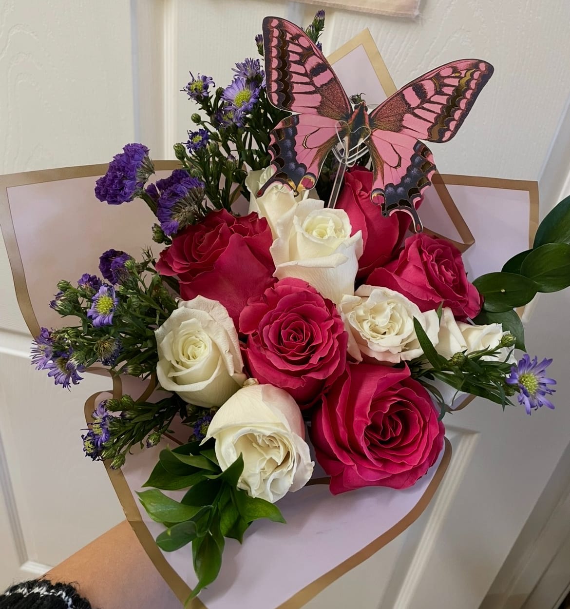 Buterfly Bouquet -  This bouquet will have 30 stems wrapped in beautiful Korean paper and tied with a ribbon    