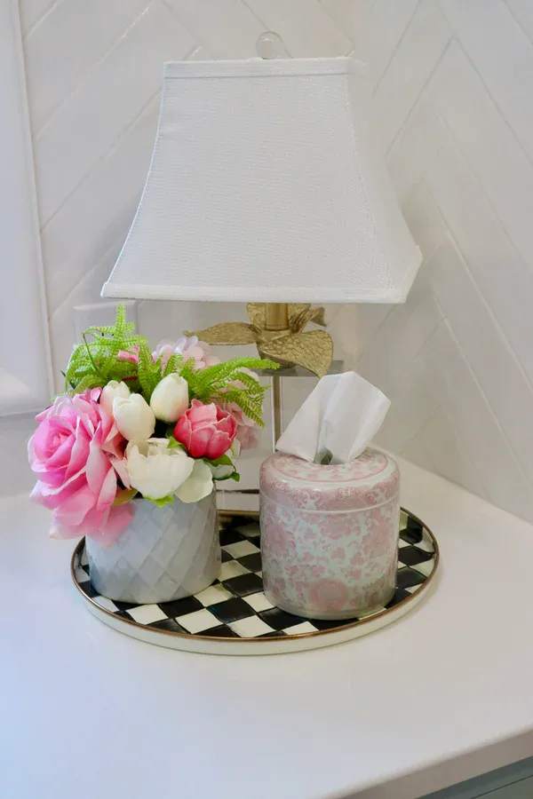 House of Happy The Rosie Tissue Vessel - She’s rich with timeless character and crafted with delicate femininity. She enjoys sitting in the picturesque English countryside whilst enjoying high tea with the most fashionable of company.