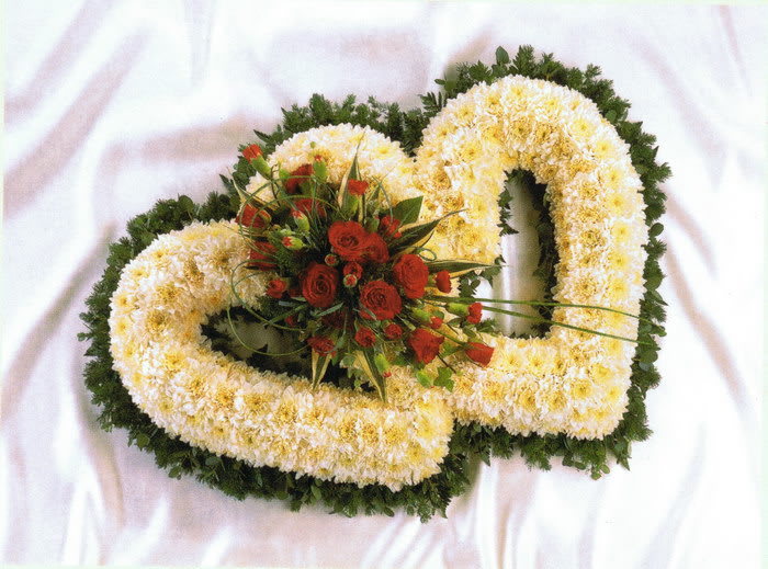 Double Heart - Beautiful white double heart 