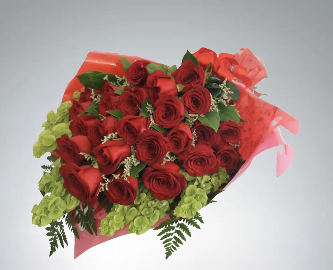 Perfect Red  by D'Lily's Flowers  - This is a perfect gift for any occasion! Rose bouquet.