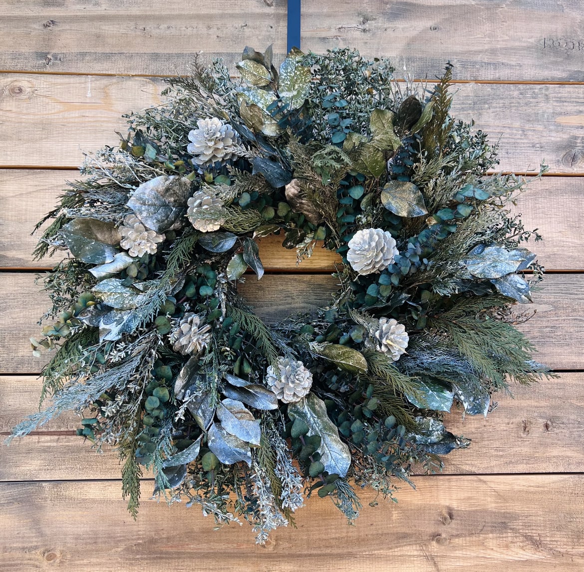 Winter Preserved  - A stunning preserved wreath with a fresh fragrance. 