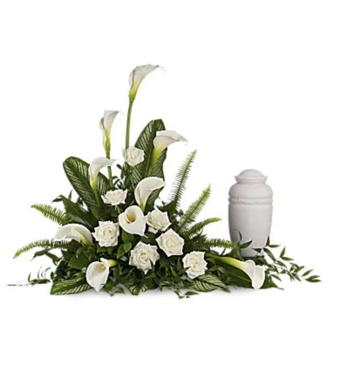 Stately Lilies - A beautiful white and green mix to bring out that purity stunning look. 