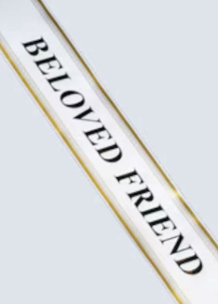 Memorial Ribbon  - Ribbon for personal message an extra touch to your stunning flowers 