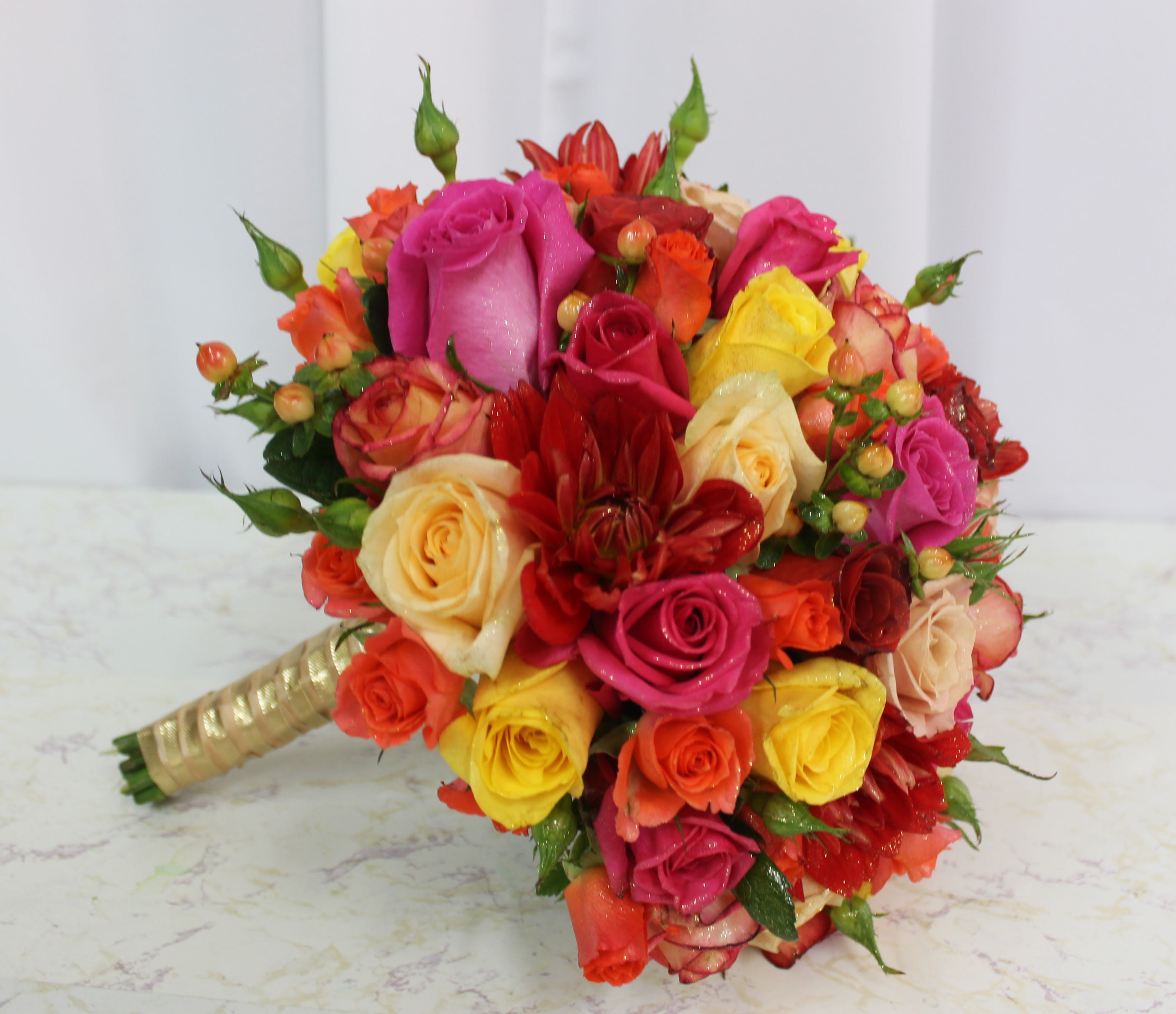 Captivate - A beautiful mix of oranges, yellows, and pinks for the perfect bouquet!