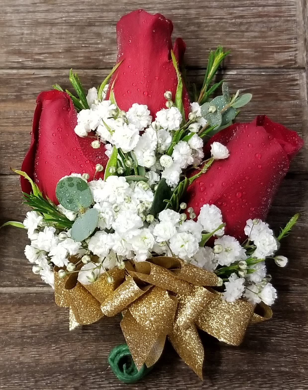 Wrist Corsage - Wrist Corsage *choose you rose color &amp; select your ribbon choice.